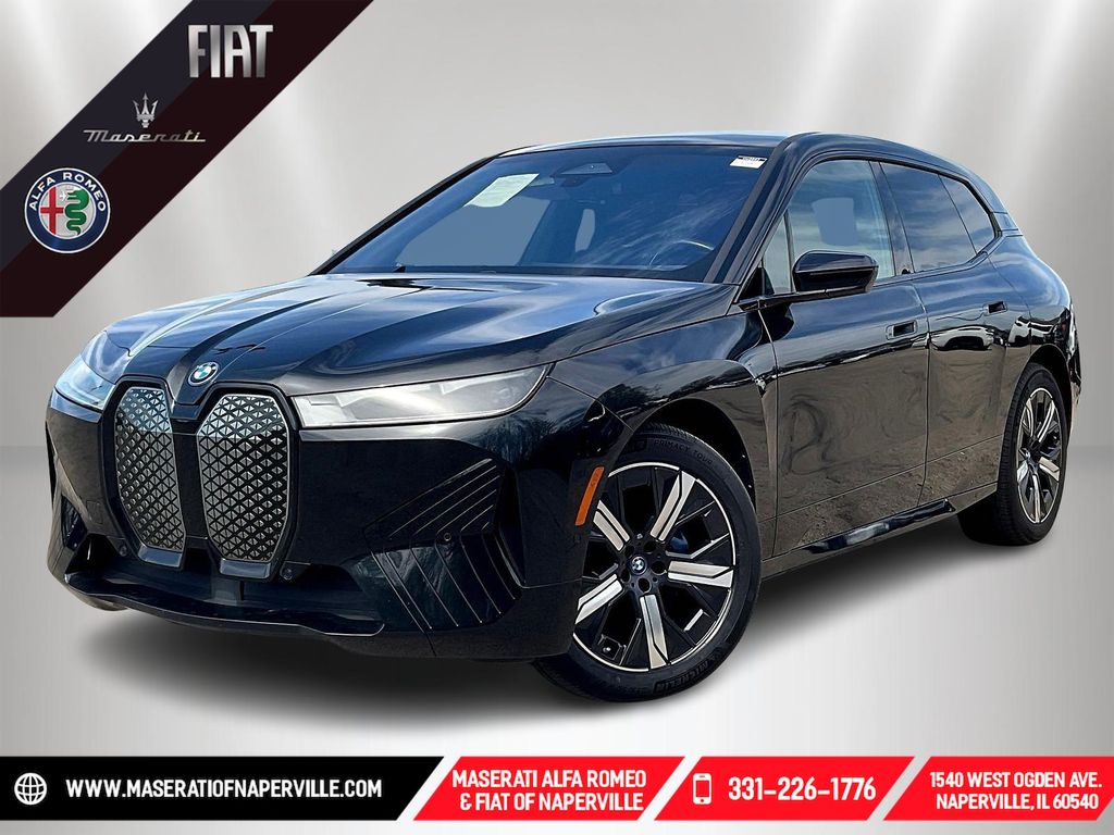 Black Sapphire Metallic 2023 BMW iX xDrive50 AWD SUV / Crossover All-Wheel Drive Automatic
