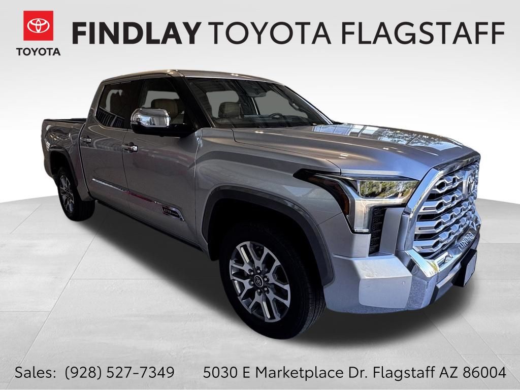 Celestial Silver Metallic 2024 Toyota Tundra 1794 Edition CrewMax Cab 4WD Pickup Truck Four-Wheel Drive Automatic
