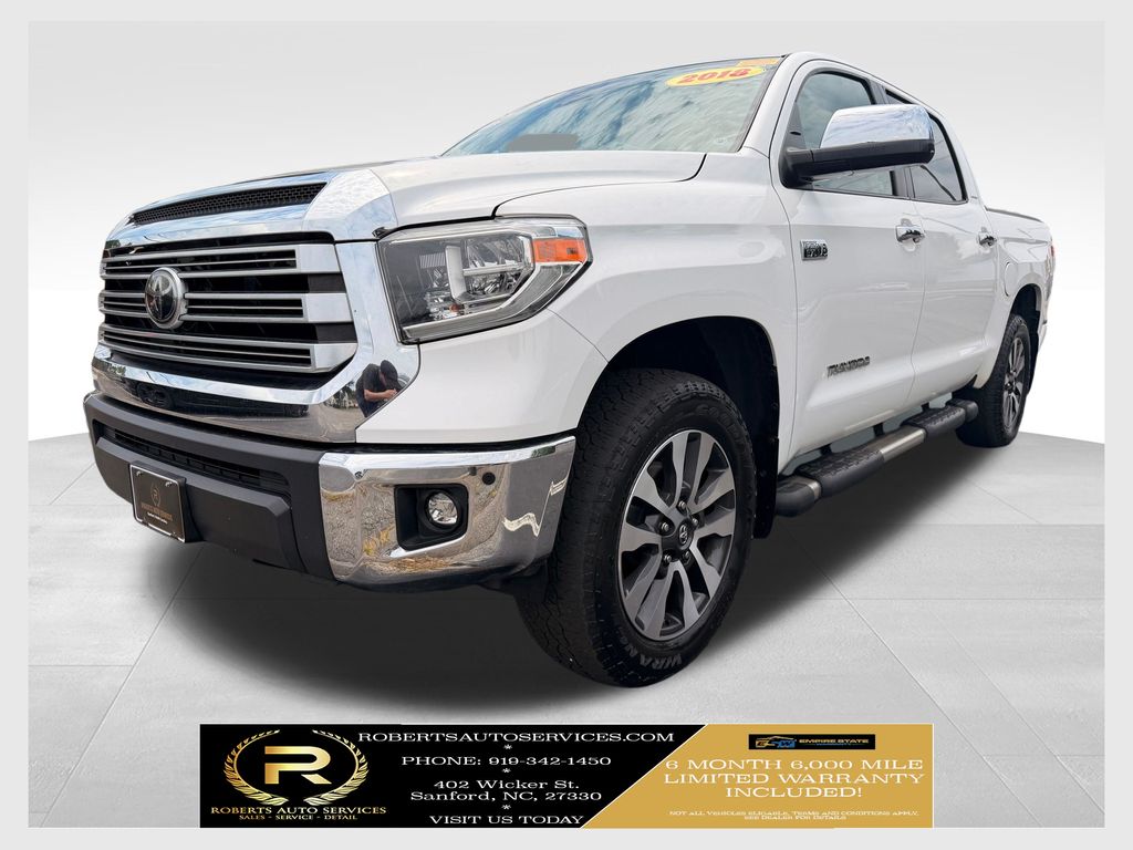 Super White 2018 Toyota Tundra Pickup Truck Four-Wheel Drive 6-Speed Automatic Overdrive