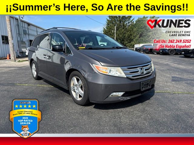 Polished Metal Metallic 2012 Honda Odyssey Minivan Front-Wheel Drive 6-Speed Automatic