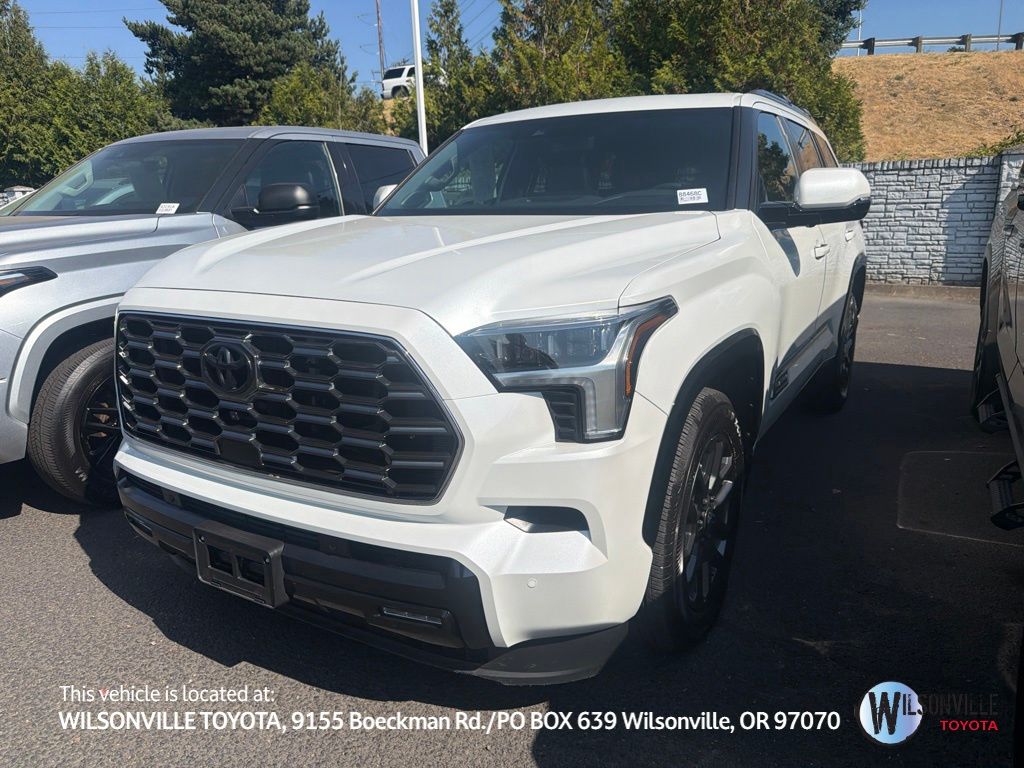 White (Wind Chill Pearl) 2025 Toyota Sequoia SUV / Crossover Four-Wheel Drive Automatic
