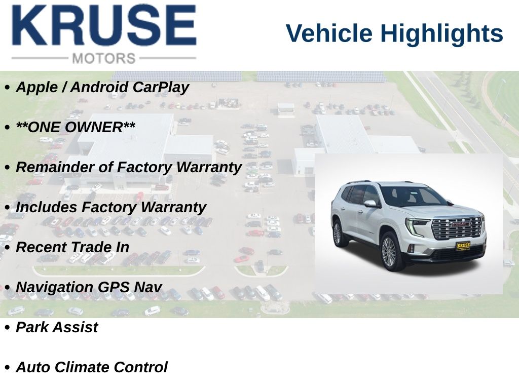 2025 GMC Acadia Denali