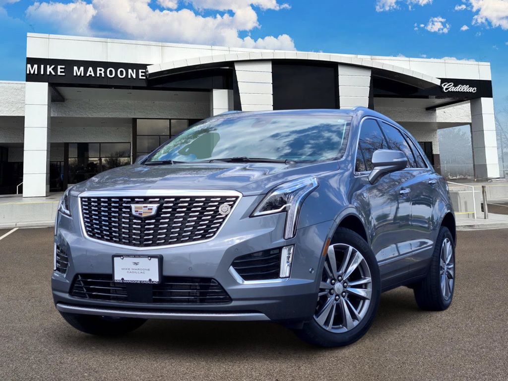 Gray (Satin Steel Metallic) 2020 Cadillac XT5 SUV / Crossover Four-Wheel Drive 9-Speed Automatic