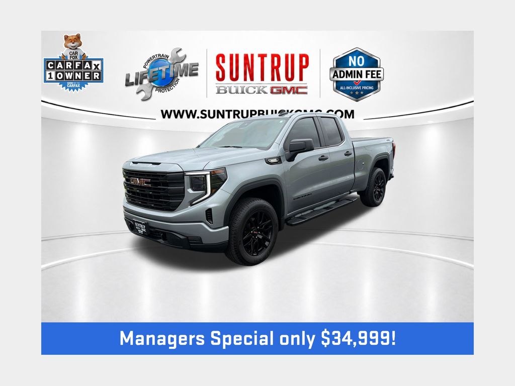 Sterling Metallic 2025 GMC Sierra 1500 Pickup Truck Four-Wheel Drive 8-Speed Automatic