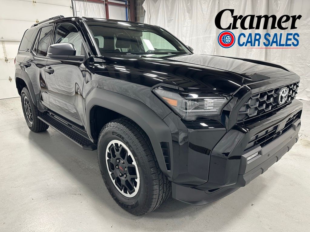 Black 2025 Toyota 4Runner TRD Off-Road 4WD SUV / Crossover Four-Wheel Drive 8-Speed Automatic