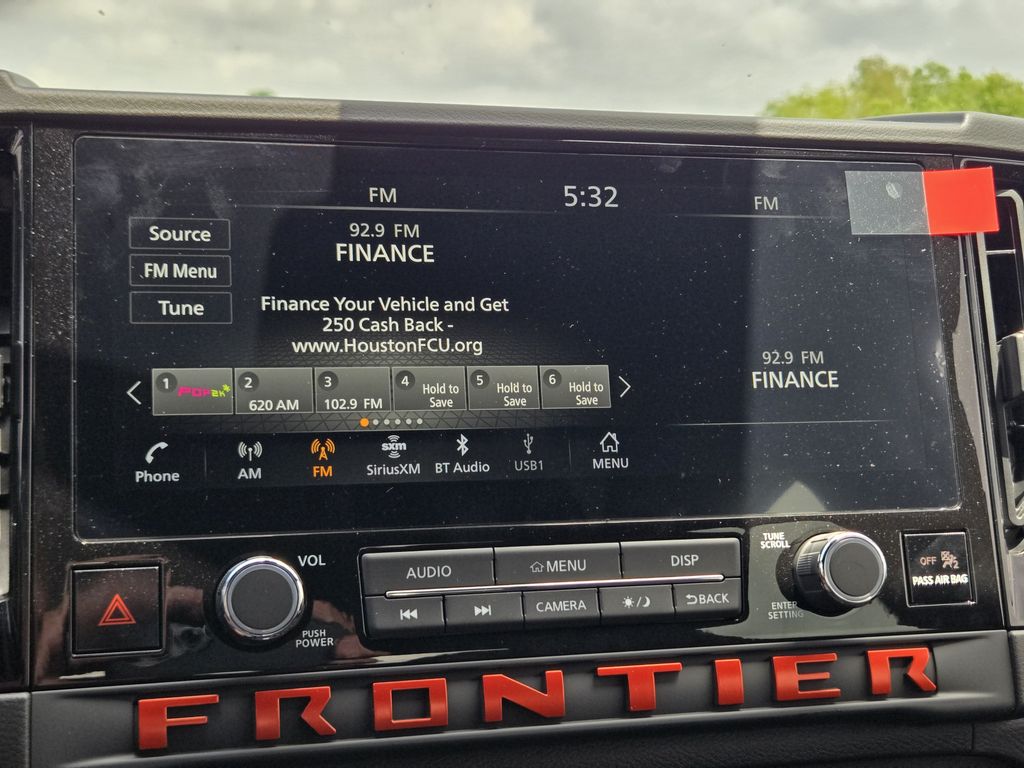 2026 Nissan Frontier PRO-X Black at Central Houston Nissan
