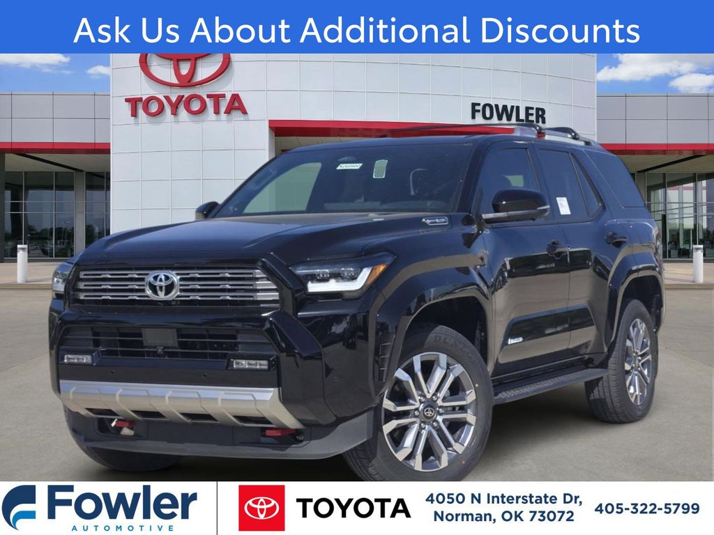 Black 2026 Toyota 4Runner SUV / Crossover All-Wheel Drive 8-Speed Automatic
