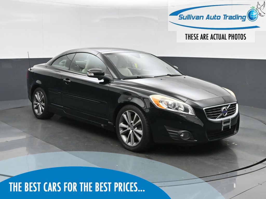 Ember Black Metallic 2011 Volvo C70 Convertible Front-Wheel Drive 5-Speed Automatic