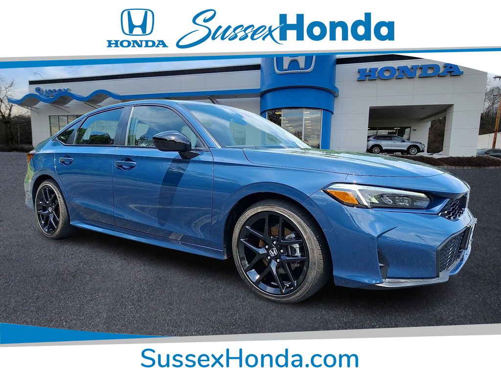 Blue Lagoon Pearl 2026 Honda Civic Hybrid Sedan Front-Wheel Drive Continuously Variable Transmission