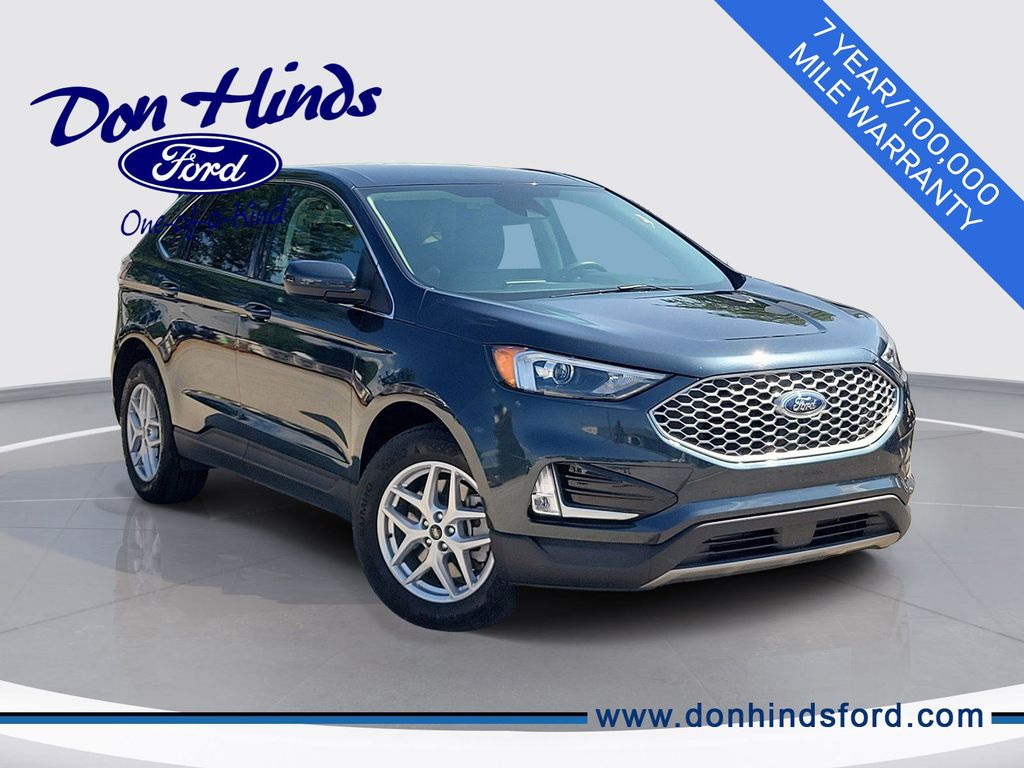 Blue Metallic 2023 Ford Edge SUV / Crossover All-Wheel Drive 8-Speed Automatic