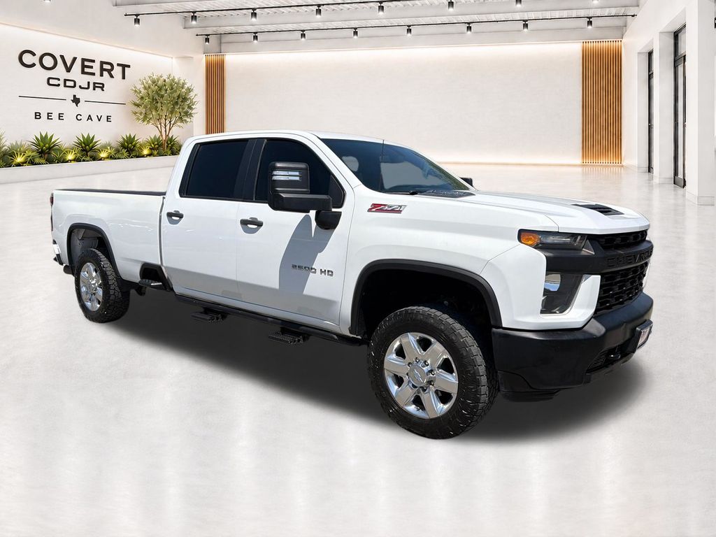 Summit White 2021 Chevrolet Silverado 2500HD Pickup Truck Four-Wheel Drive Automatic