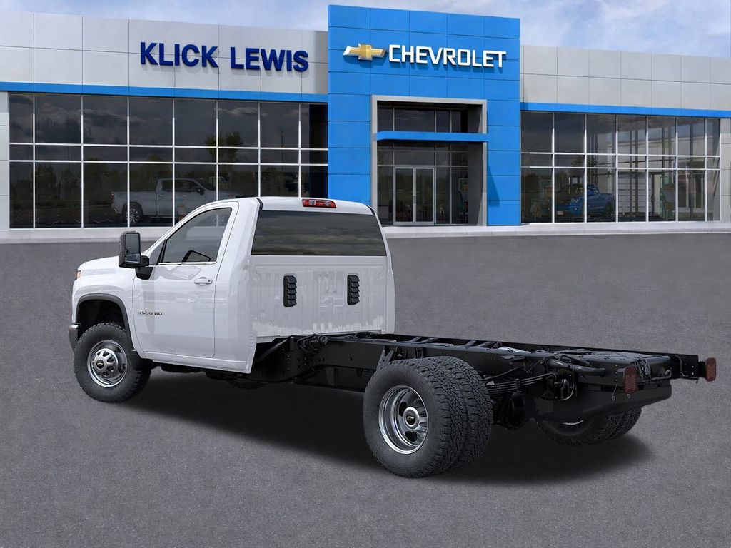 2025 Chevrolet Silverado 3500HD Work Truck White at Klick Lewis Buick Chevrolet