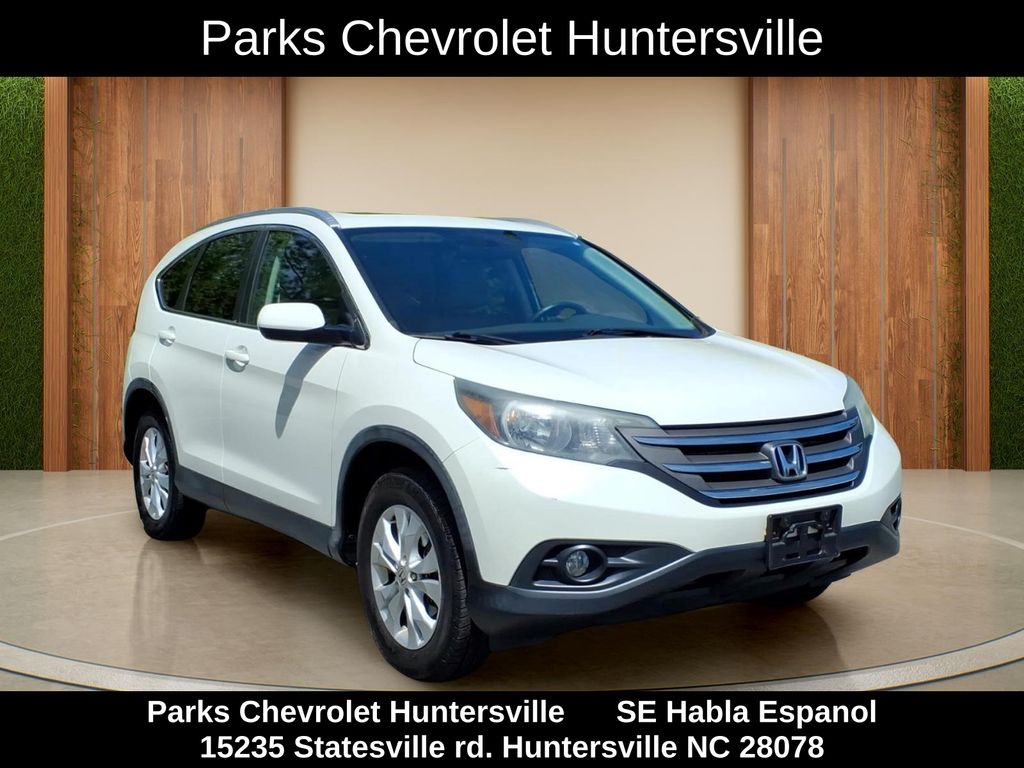 White Diamond Pearl 2014 Honda CR-V EX-L AWD SUV / Crossover All-Wheel Drive 5-Speed Automatic
