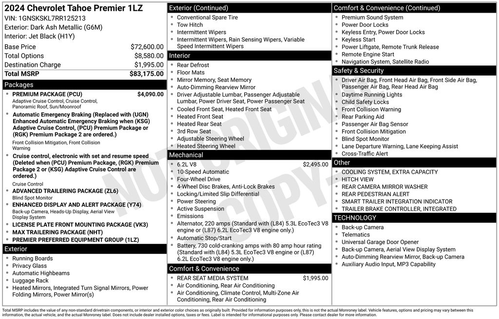 Used 2024 Chevrolet Tahoe SUV