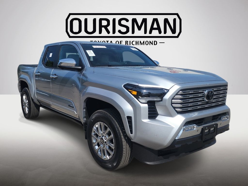 Celestial Silver Metallic 2025 Toyota Tacoma Limited Double Cab 4WD Pickup Truck Four-Wheel Drive 8-Speed Automatic