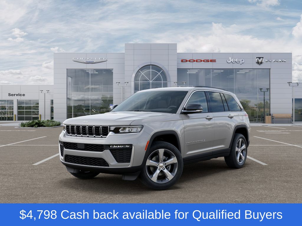 Silver 2026 Jeep Grand Cherokee SUV / Crossover Four-Wheel Drive 8-Speed Automatic