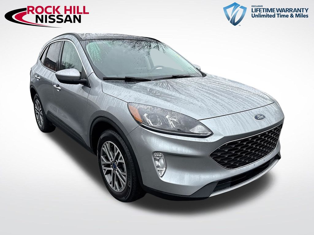 Iconic Silver Metallic 2022 Ford Escape SEL AWD SUV / Crossover All-Wheel Drive 8-Speed Automatic