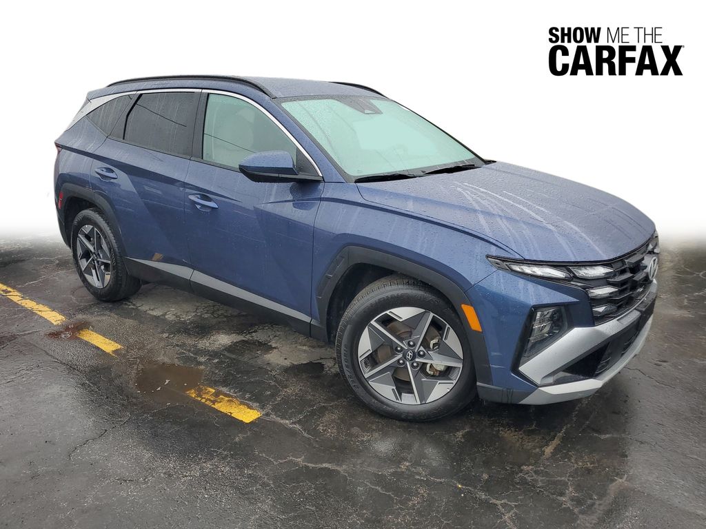 Blue 2025 Hyundai Tucson SEL FWD SUV / Crossover Front-Wheel Drive 8-Speed Automatic