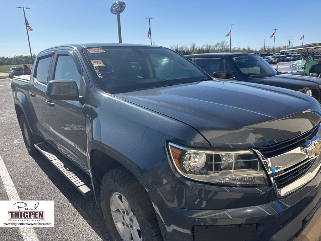 Shadow Gray Metallic 2019 Chevrolet Colorado Work Truck Crew Cab 4WD Pickup Truck Four-Wheel Drive 8-Speed Automatic