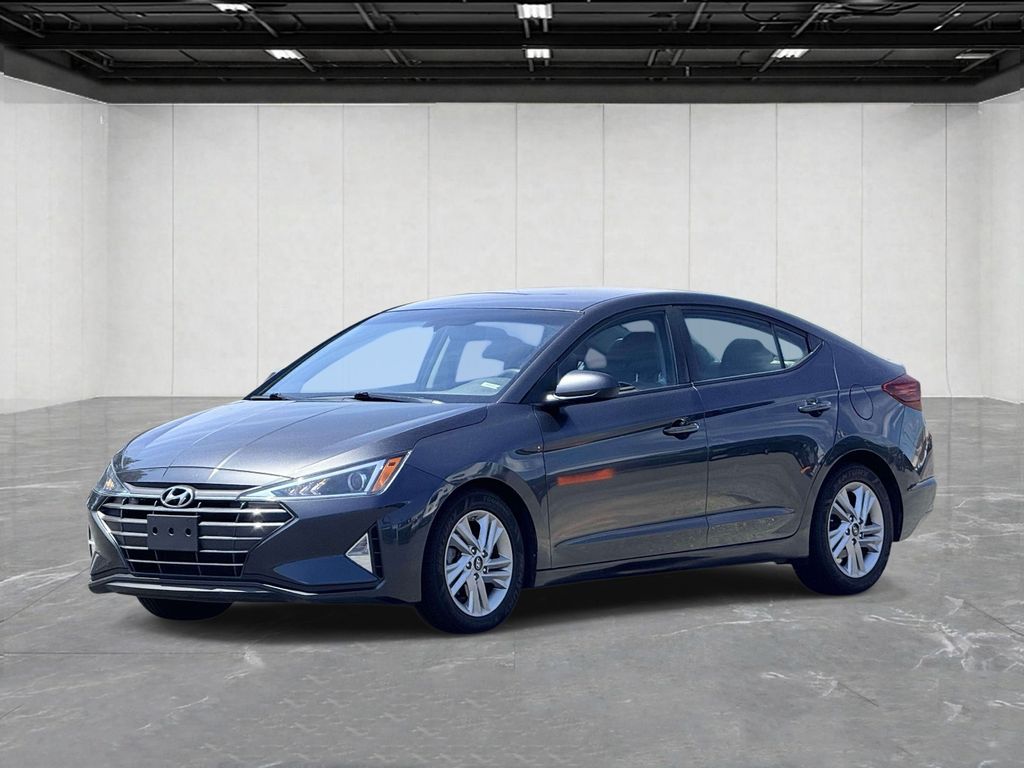 Gray 2020 Hyundai Elantra Sedan Front-Wheel Drive Continuously Variable Transmission
