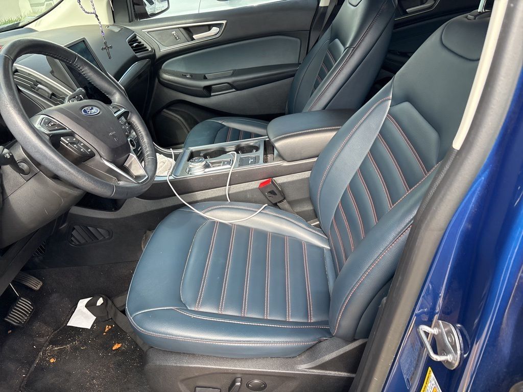 2024 Ford Edge SEL Blue at Texan Dodge Chrysler Jeep Ram