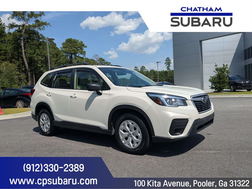 Crystal White Pearl 2020 Subaru Forester SUV / Crossover All-Wheel Drive Continuously Variable Transmission