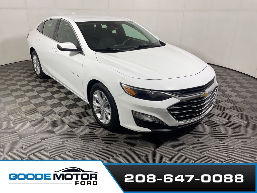 Summit White 2024 Chevrolet Malibu LT with 1LT FWD Sedan Front-Wheel Drive Continuously Variable Transmission