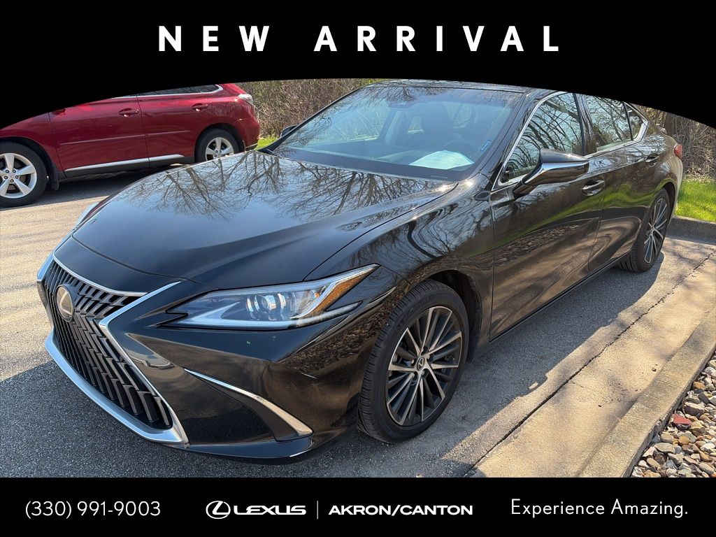 Black (Caviar) 2023 Lexus ES 350 Luxury FWD Sedan Front-Wheel Drive 8-Speed Automatic