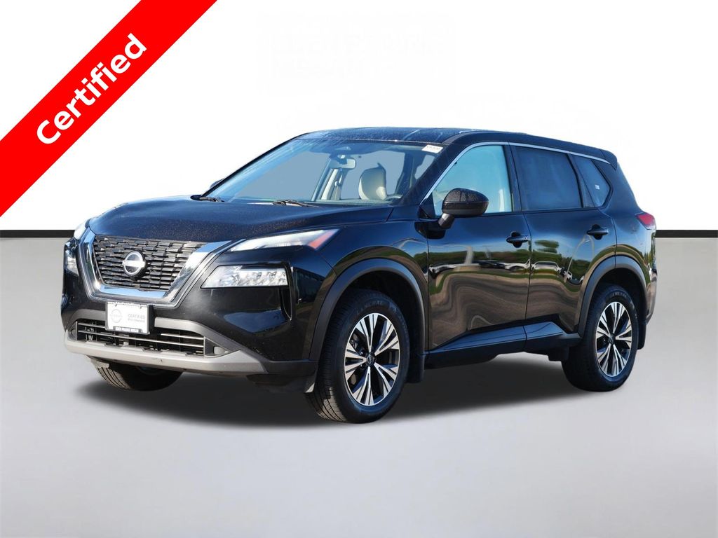 Super Black 2023 Nissan Rogue SUV / Crossover All-Wheel Drive Continuously Variable Transmission