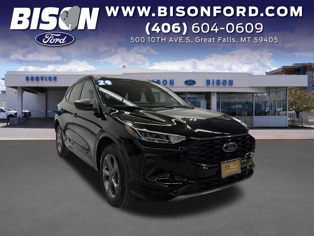 Agate Black Metallic 2024 Ford Escape SUV / Crossover All-Wheel Drive 8-Speed Automatic