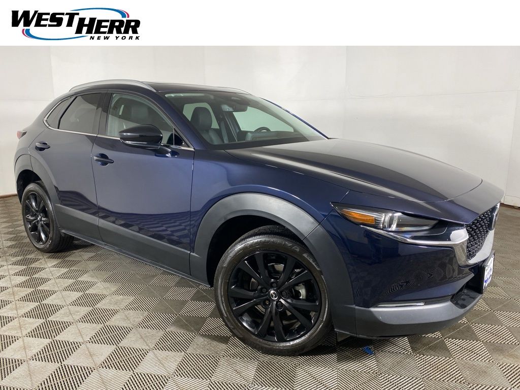 Deep Crystal Blue Mica 2024 Mazda CX-30 2.5 Turbo Premium AWD SUV / Crossover All-Wheel Drive 6-Speed Automatic