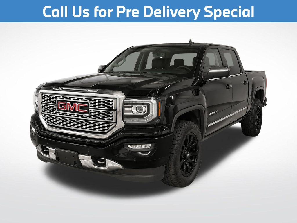 Onyx Black 2018 GMC Sierra 1500 Pickup Truck Four-Wheel Drive 8-Speed Automatic Overdrive