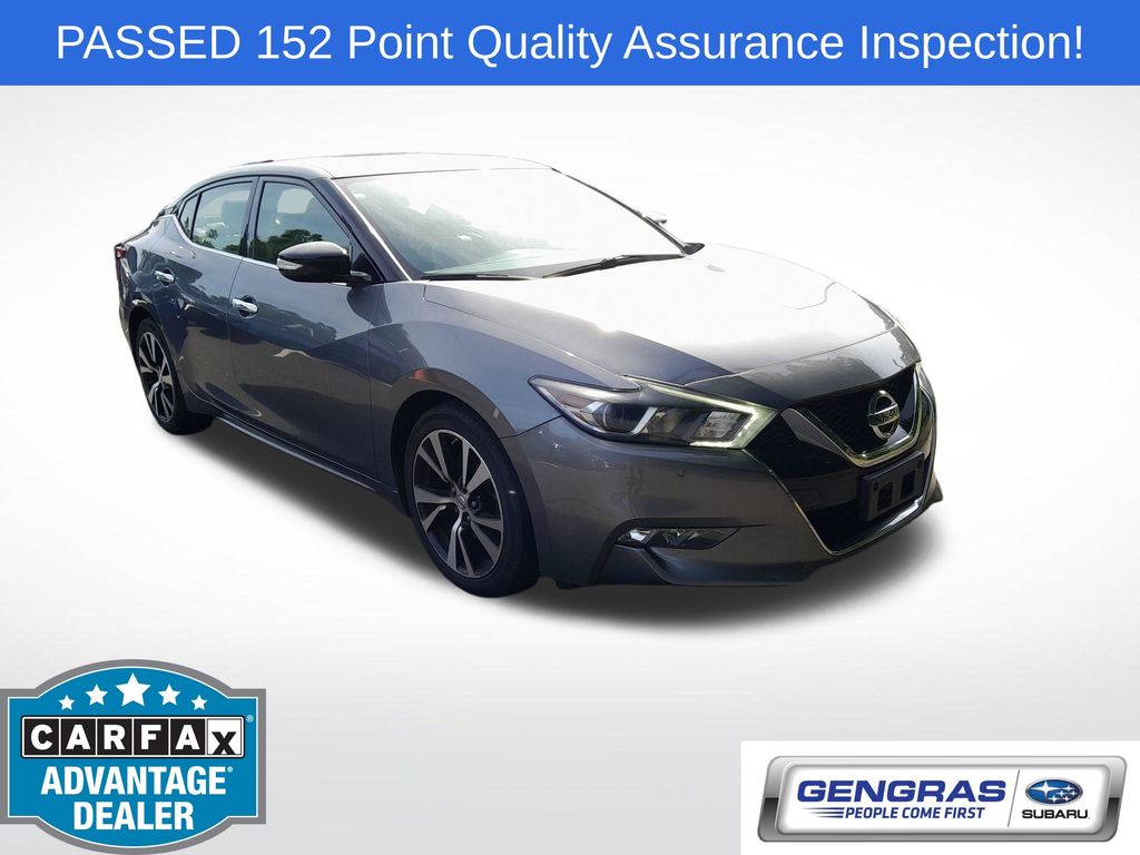Gray (Gun Metallic) 2018 Nissan Maxima Sedan Front-Wheel Drive Continuously Variable Transmission