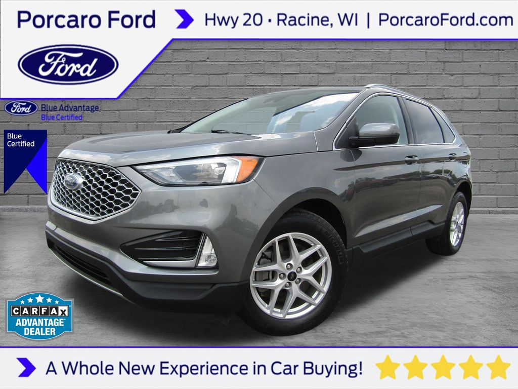 Carbonized Gray Metallic 2023 Ford Edge SUV / Crossover All-Wheel Drive 8-Speed Automatic