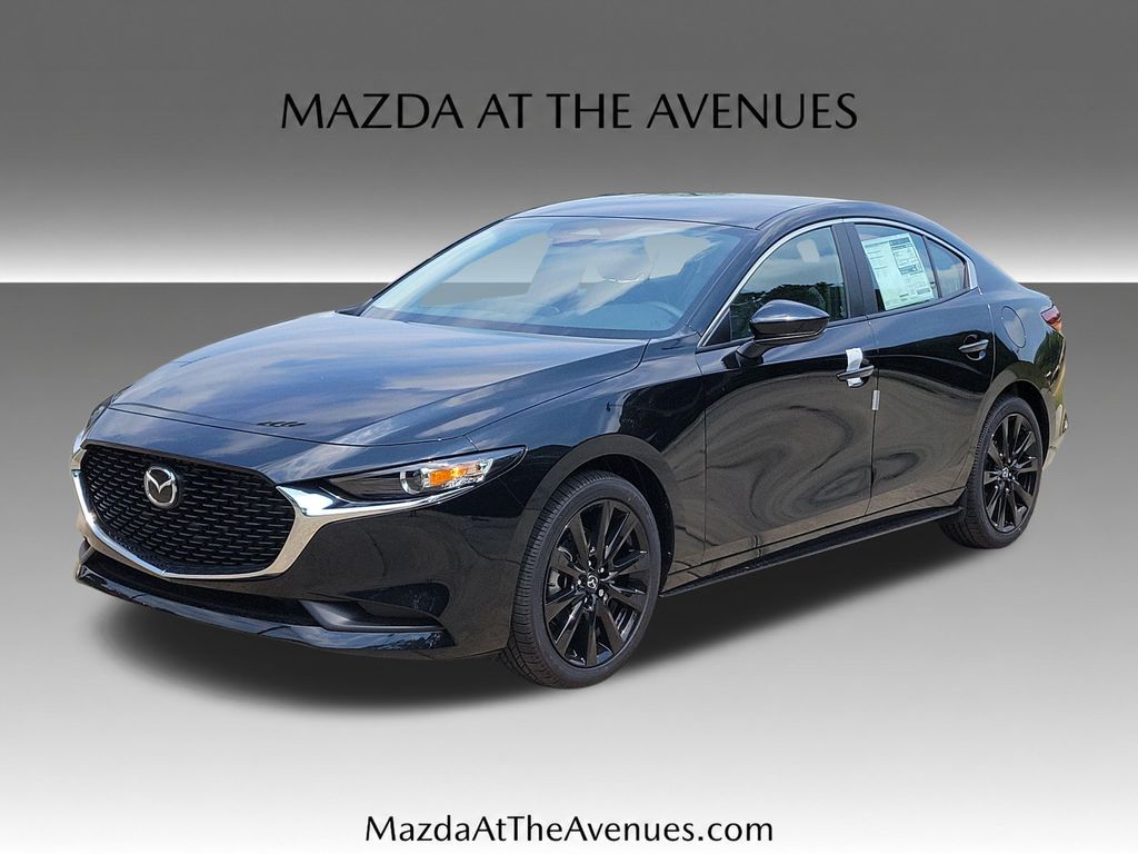 Jet Black 2026 Mazda MAZDA3 Sedan Front-Wheel Drive 6-Speed Automatic