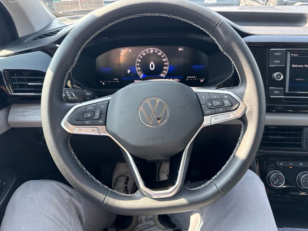 2023 Volkswagen Taos 1.5T S White at Auto Express Mitsubishi