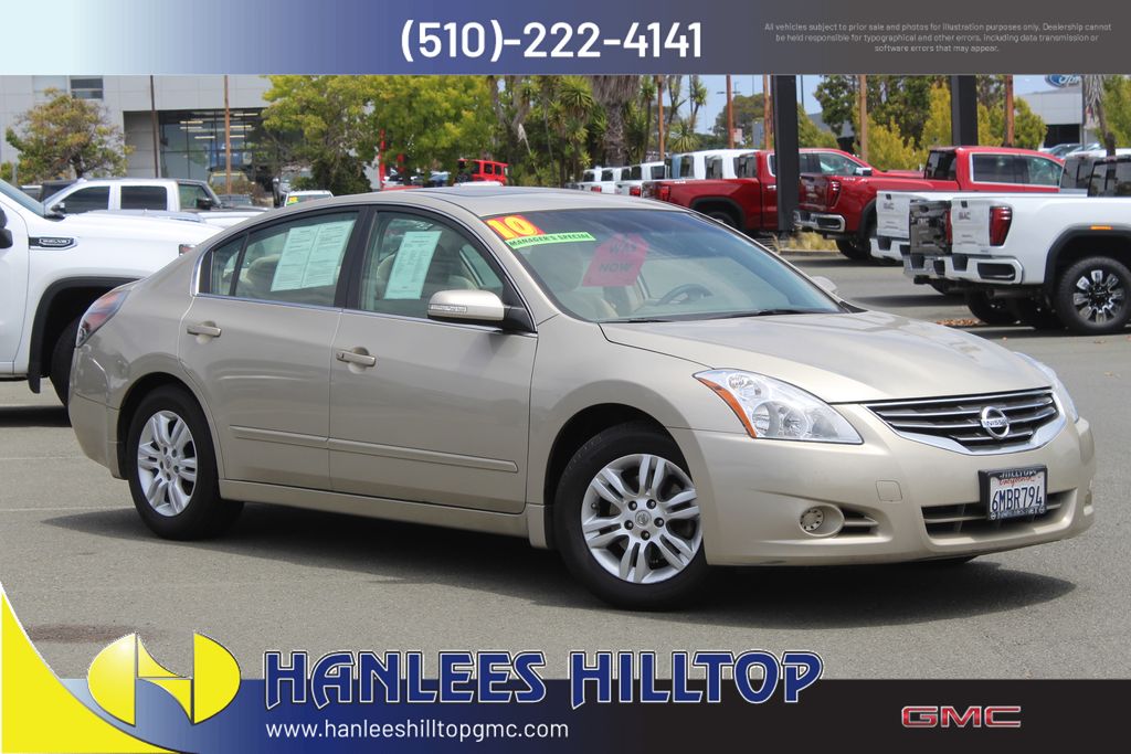Sonoran Sand Metallic 2010 Nissan Altima Sedan Front-Wheel Drive Continuously Variable Transmission