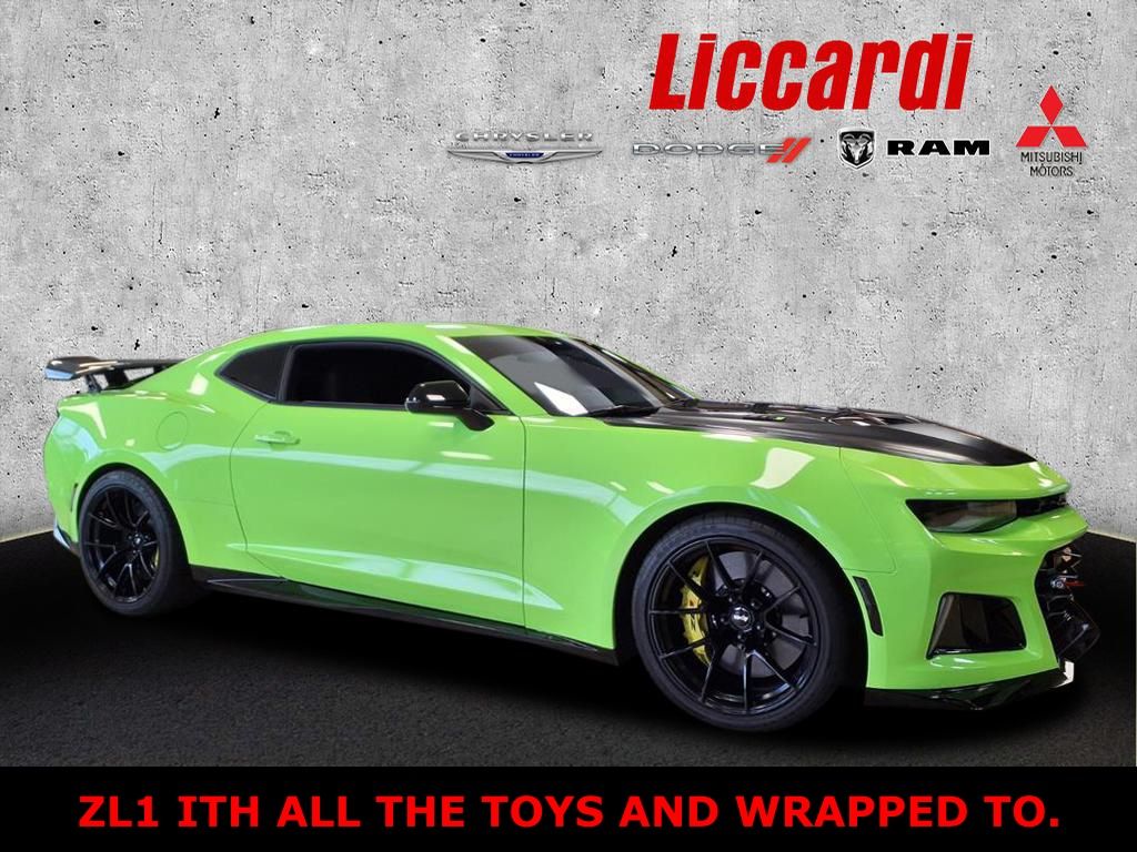 Summit White 2017 Chevrolet Camaro ZL1 Coupe RWD Coupe Rear-Wheel Drive Automatic