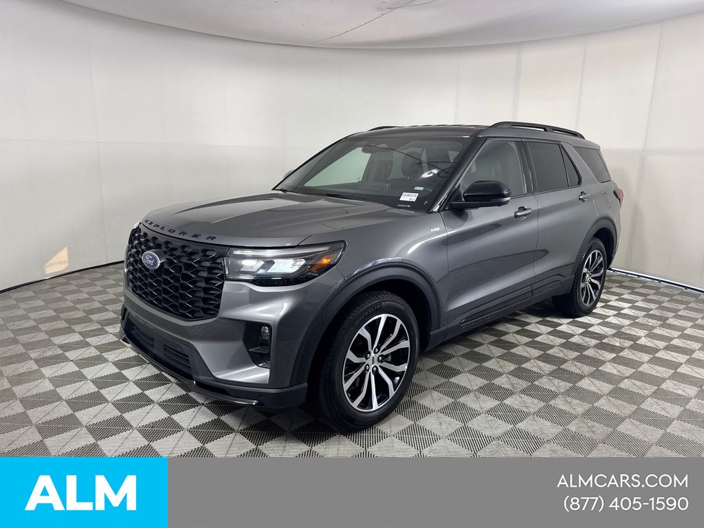 Gray Metallic 2025 Ford Explorer ST-Line AWD SUV / Crossover All-Wheel Drive Automatic