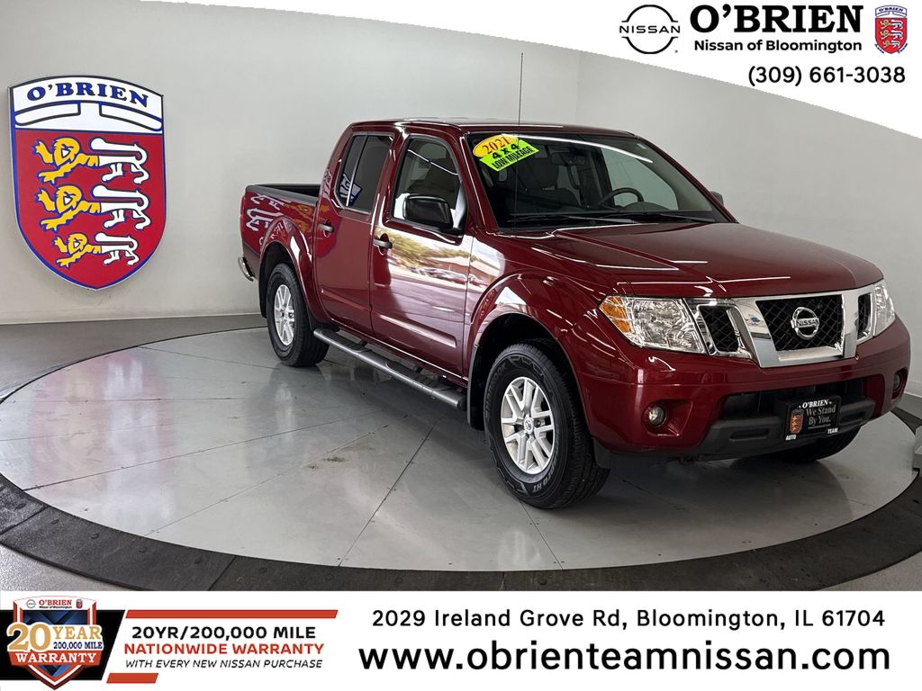 Cayenne Red Metallic 2021 Nissan Frontier Pickup Truck Four-Wheel Drive 9-Speed Automatic