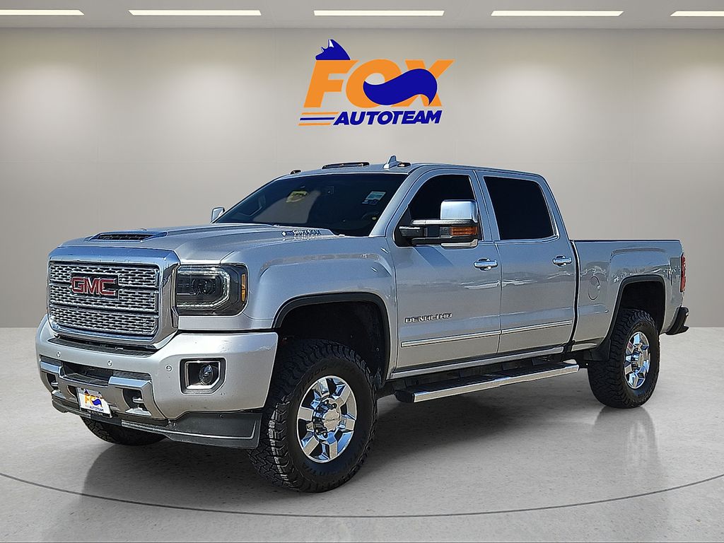 Quicksilver Metallic 2018 GMC Sierra 3500HD Pickup Truck Four-Wheel Drive 6-Speed Automatic