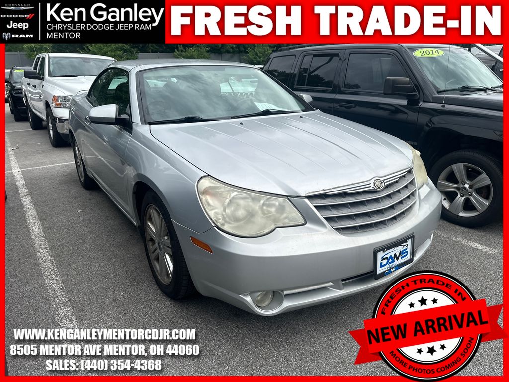 Bright Silver Metallic 2009 Chrysler Sebring Convertible Front-Wheel Drive 6-Speed Automatic