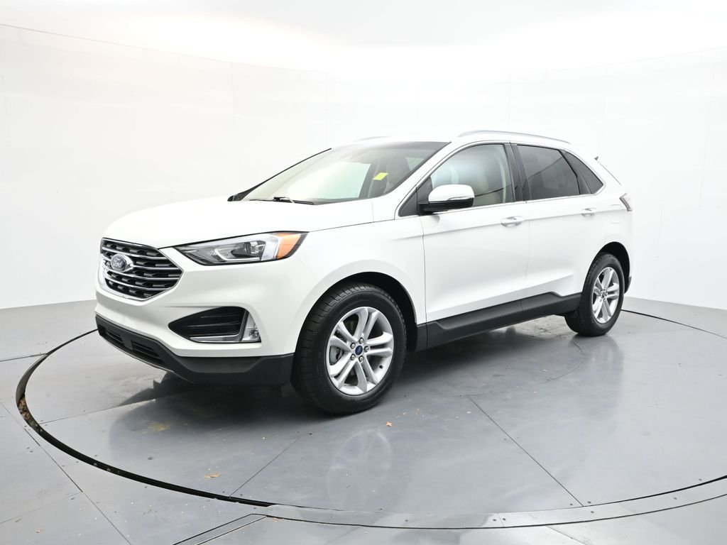 White 2020 Ford Edge SEL FWD SUV / Crossover Front-Wheel Drive 8-Speed Automatic