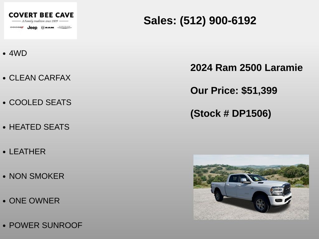 Used Car 2024 Ram 2500  Laramie For Sale Under $60,000 In Austin, Texas