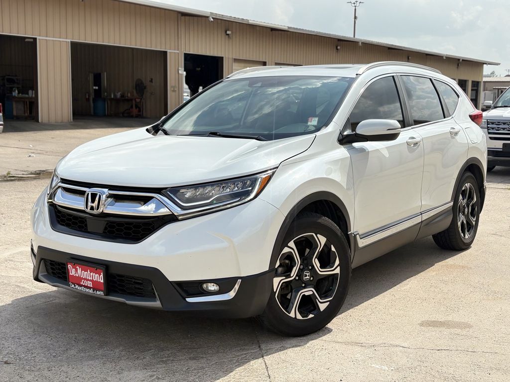 2019 Honda CR-V Touring White at Emmons Autoplex