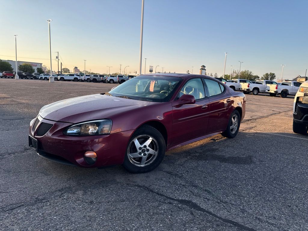 Sport Red Metallic 2004 Pontiac Grand Prix Sedan Front-Wheel Drive Automatic