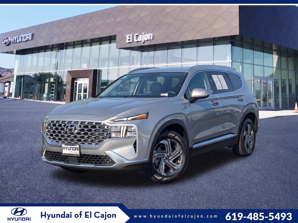 Shimmering Silver Pearl 2021 Hyundai Santa Fe SUV / Crossover Front-Wheel Drive 8-Speed Automatic