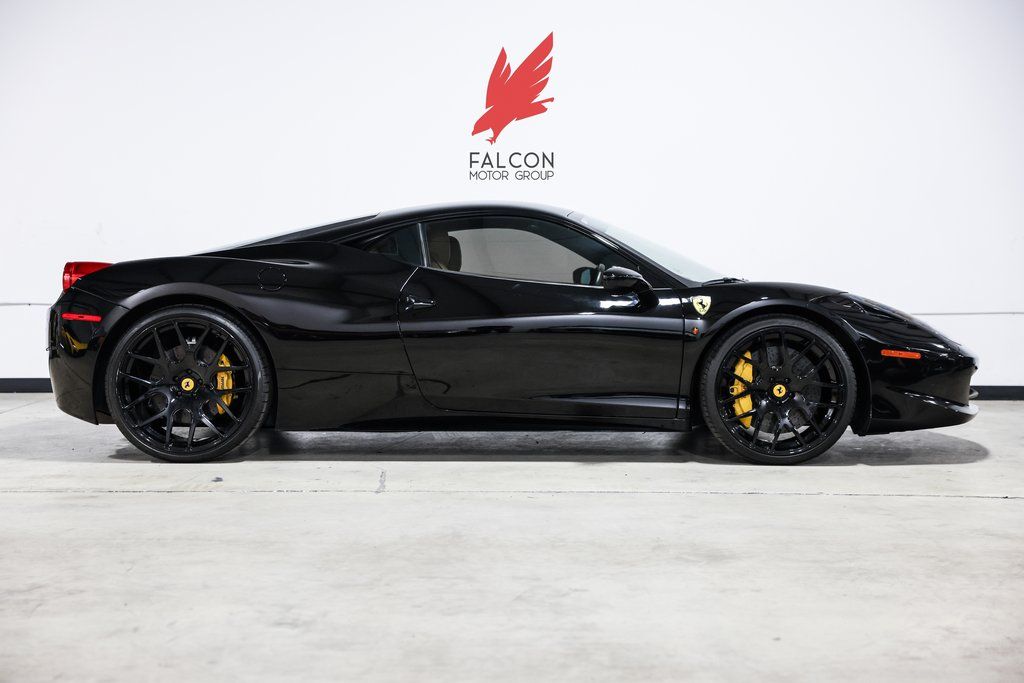 Nero 2012 Ferrari 458 Italia RWD Coupe Rear-Wheel Drive 7-Speed Dual Clutch