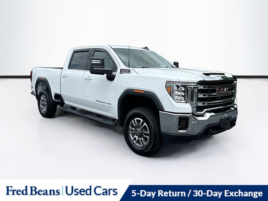 Summit White 2023 GMC Sierra 2500HD Pickup Truck Four-Wheel Drive 6-Speed Automatic