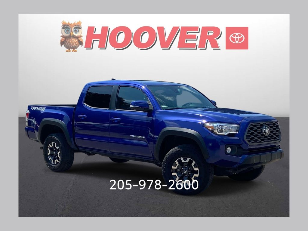 Blue Crush Metallic 2023 Toyota Tacoma Pickup Truck Four-Wheel Drive 6-Speed Automatic